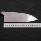 Deba AUS-10 Linkshand Poliert Büffelhorn und Teakholz Griff 180mm-[Musashi]-[Japan-Küchenmesser]