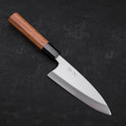 Deba AUS-10 Poliert Büffelhorn und Teakholz Griff 150mm-[Musashi]-[Japan-Küchenmesser]