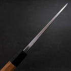 Deba Blue Steel #1 Hon-Kasumi Büffelhorn und Teakholz Griff 165mm-[Musashi]-[Japan-Küchenmesser]