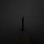 Deba Blue Steel #1 Kasumi Büffelhorn und Teakholz Griff 135mm-[Musashi]-[Japan-Küchenmesser]