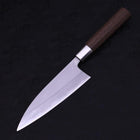Deba Blue Steel #2 Edelstahlummantelung Walnussholz Griff 165mm-[Musashi]-[Japan-Küchenmesser]
