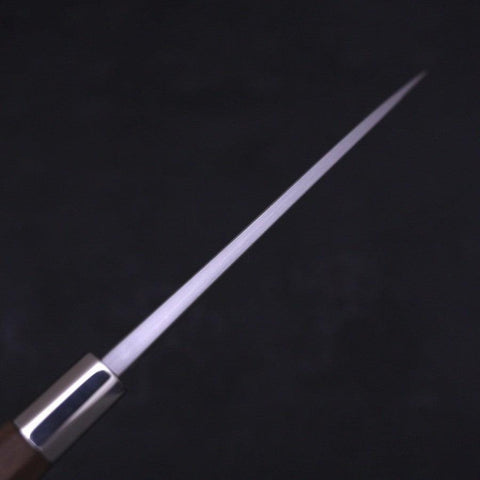 Deba Blue Steel #2 Edelstahlummantelung Walnussholz Griff 165mm-[Musashi]-[Japan-Küchenmesser]