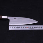 Deba Blue Steel #2 Edelstahlummantelung Walnussholz Griff 165mm-[Musashi]-[Japan-Küchenmesser]