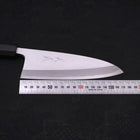 Deba Blue Steel #2, Kasumi Büffelhorn und Magnolie Griff, 165mm-[Musashi]-[Japan-Küchenmesser]