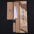 Deba Blue Steel #2, Kasumi Büffelhorn und Magnolie Griff, 165mm-[Musashi]-[Japan-Küchenmesser]