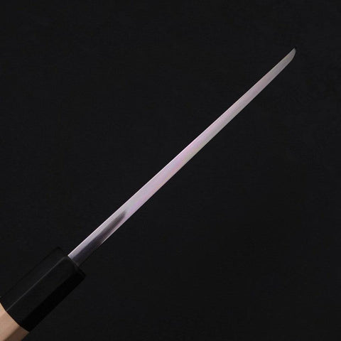 Deba Blue Steel #2 Kasumi Büffelhorn und Magnolienholz Griff 180mm-[Musashi]-[Japan-Küchenmesser]