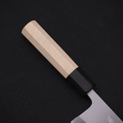 Deba Blue Steel #2 Kasumi Büffelhorn und Magnolienholz Griff 180mm-[Musashi]-[Japan-Küchenmesser]