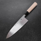 Deba Blue Steel #2 Kasumi Büffelhorn und Magnolienholz Griff 210mm-[Musashi]-[Japan-Küchenmesser]