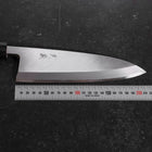 Deba Blue Steel #2 Kasumi Büffelhorn und Magnolienholz Griff 210mm-[Musashi]-[Japan-Küchenmesser]