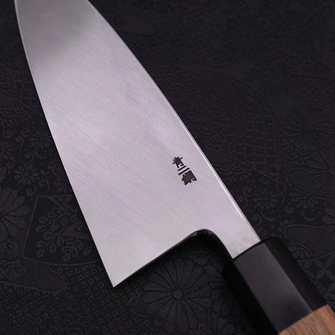 Deba Blue Steel #2, Kasumi Walnuss Griff, 180mm-[Musashi]-[Japan-Küchenmesser]