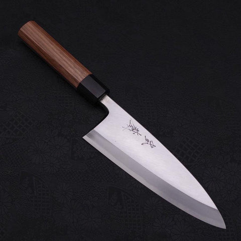 Deba Blue Steel #2, Kasumi Walnuss Griff, 180mm-[Musashi]-[Japan-Küchenmesser]