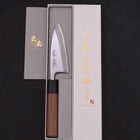 Deba Blue Steel #2 Kasumi Walnussholz Griff 120mm-[Musashi]-[Japan-Küchenmesser]