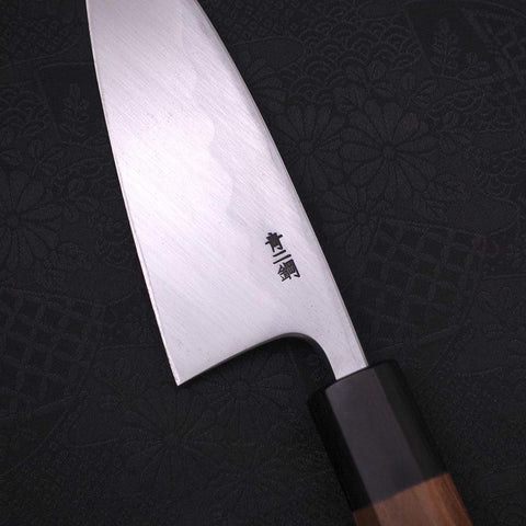 Deba Blue Steel #2 Kasumi Walnussholz Griff 135mm-[Musashi]-[Japan-Küchenmesser]