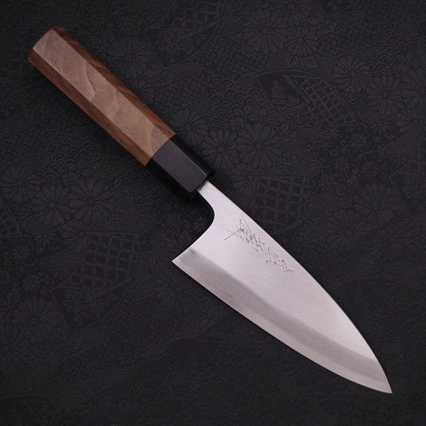Deba Blue Steel #2 Kasumi Walnussholz Griff 135mm-[Musashi]-[Japan-Küchenmesser]