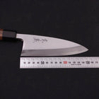Deba Blue Steel #2 Kasumi Walnussholz Griff 150mm-[Musashi]-[Japan-Küchenmesser]