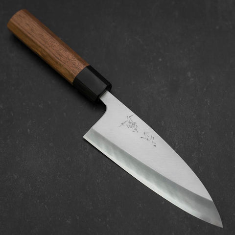 Deba Blue Steel #2 Kasumi Walnussholz Griff 150mm-[Musashi]-[Japan-Küchenmesser]