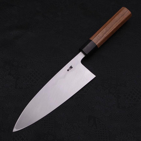 Deba Blue Steel #2 Kasumi Walnussholz Griff 180mm-[Musashi]-[Japan-Küchenmesser]
