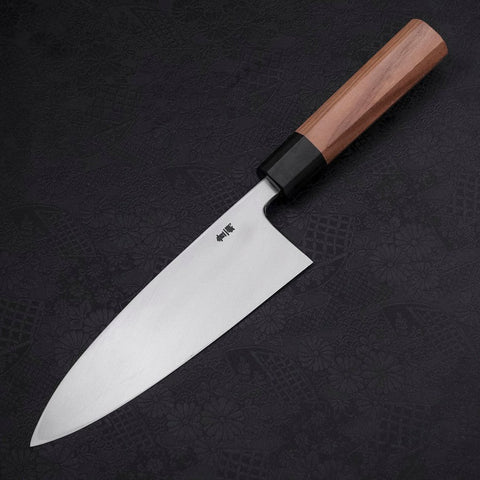 Deba Blue Steel #2 Kasumi Walnussholz Griff 195mm-[Musashi]-[Japan-Küchenmesser]
