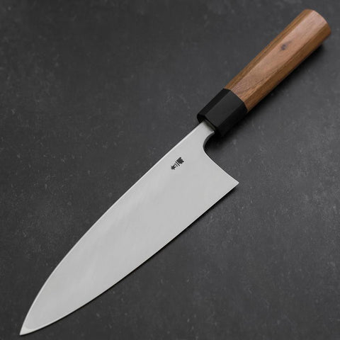 Deba Blue Steel #2 Kasumi Walnut Handle 210mm (8.3”)-[Musashi]-[Japanese-Kitchen-Knives]