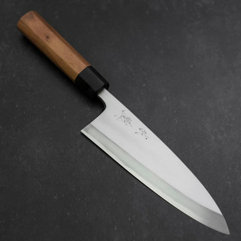Deba Blue Steel #2 Kasumi Walnut Handle 210mm (8.3”)-[Musashi]-[Japanese-Kitchen-Knives]