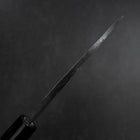 Deba Blue Steel #2 Kurouchi Buffalo Magnolia Handle 170mm (6.7”)-[Musashi]-[Japanese-Kitchen-Knives]
