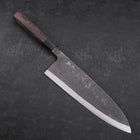 Deba Blue Steel #2 Kurouchi Büffelhorn und Ebenholz Griff 270mm - (Dick)-[Musashi]-[Japan-Küchenmesser]