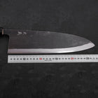 Deba Blue Steel #2 Kurouchi Büffelhorn und Ebenholz Griff 270mm - (Dünn)-[Musashi]-[Japan-Küchenmesser]