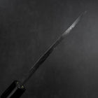 Deba Blue Steel #2 Kurouchi Büffelhorn und Magnolienholz Griff 150mm-[Musashi]-[Japan-Küchenmesser]