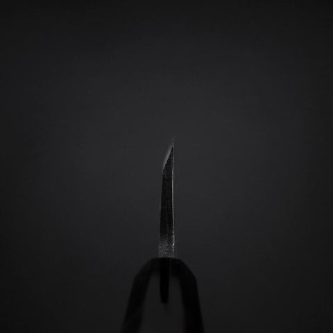 Deba Blue Steel #2 Kurouchi Chokin Dragon Buffalo Ebony Handle 150mm-[Musashi]-[Japan-Küchenmesser]
