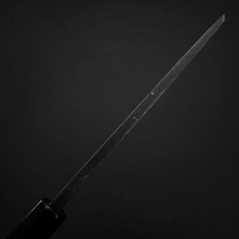 Deba Blue Steel #2 Kurouchi Chokin Dragon Buffalo Ebony Handle 150mm-[Musashi]-[Japan-Küchenmesser]