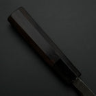 Deba Blue Steel #2 Kurouchi Chokin Dragon Buffalo Ebony Handle 150mm-[Musashi]-[Japan-Küchenmesser]