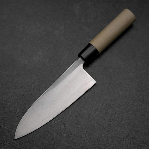 Deba Blue Steel #2 Kurouchi Magnolia Handle 165mm-[Musashi]-[Japanese-Kitchen-Knives]
