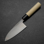 Deba Blue Steel #2 Kurouchi Magnolienholz Griff 120mm-[Musashi]-[Japan-Küchenmesser]