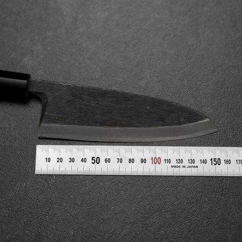 Deba Blue Steel #2 Kurouchi Magnolienholz Griff 150mm-[Musashi]-[Japan-Küchenmesser]
