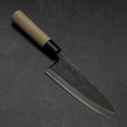 Deba Blue Steel #2 Kurouchi Magnolienholz Griff 165mm-[Musashi]-[Japan-Küchenmesser]