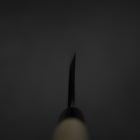 Deba Blue Steel #2 Kurouchi Magnolienholz Griff 180mm-[Musashi]-[Japan-Küchenmesser]