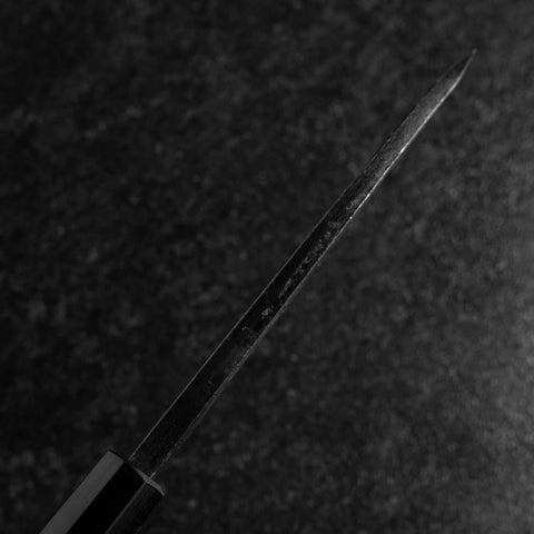 Deba Doppelte Fase Blue Steel #2 Kurouchi Rosenholz Griff 150mm-[Musashi]-[Japan-Küchenmesser]