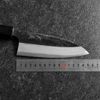 Deba Doppelte Fase Blue Steel #2 Kurouchi Rosenholz Griff 150mm-[Musashi]-[Japan-Küchenmesser]