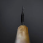 Deba Doppelte Fase White Steel #2 Kurouchi Eichenholz Griff 105mm-[Musashi]-[Japan-Küchenmesser]