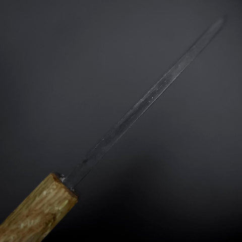 Deba Doppelte Fase White Steel #2 Kurouchi Eichenholz Griff 105mm-[Musashi]-[Japan-Küchenmesser]