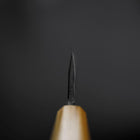 Deba Doppelte Fase White Steel #2 Kurouchi Eichenholz Griff 120mm-[Musashi]-[Japan-Küchenmesser]