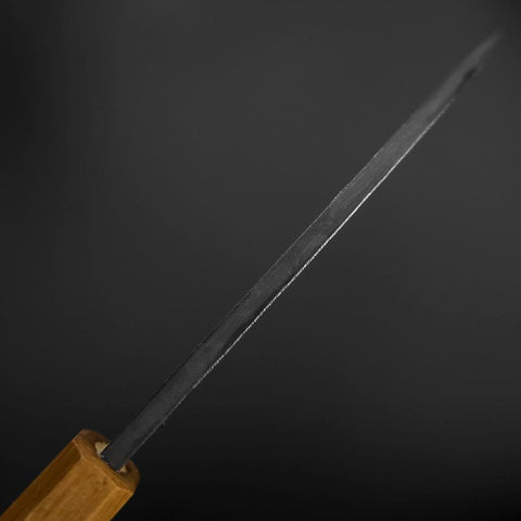 Deba Doppelte Fase White Steel #2 Kurouchi Eichenholz Griff 120mm-[Musashi]-[Japan-Küchenmesser]