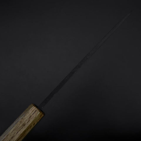 Deba Doppelte Fase White Steel #2 Kurouchi Eichenholz Griff 150mm-[Musashi]-[Japan-Küchenmesser]