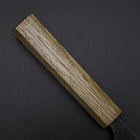 Deba Doppelte Fase White Steel #2 Kurouchi Eichenholz Griff 150mm-[Musashi]-[Japan-Küchenmesser]