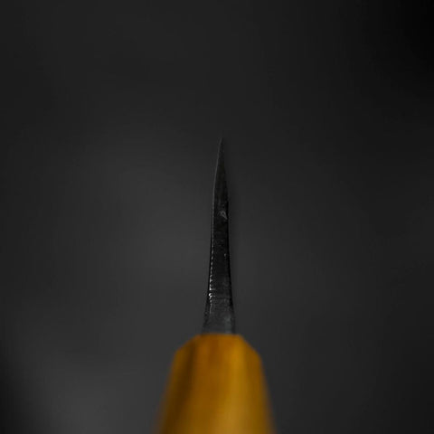 Deba Doppelte Fase White Steel #2 Kurouchi Eichenholz Griff 180mm-[Musashi]-[Japan-Küchenmesser]