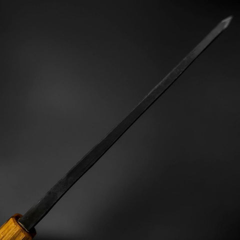 Deba Doppelte Fase White Steel #2 Kurouchi Eichenholz Griff 180mm-[Musashi]-[Japan-Küchenmesser]