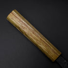 Deba Doppelte Fase White Steel #2 Kurouchi Eichenholz Griff 180mm-[Musashi]-[Japan-Küchenmesser]