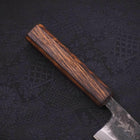 Deba Doppelte Fase White Steel #2 Kurouchi Sumi Urushi Griff 105mm-[Musashi]-[Japan-Küchenmesser]