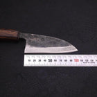 Deba Doppelte Fase White Steel #2 Kurouchi Sumi Urushi Griff 105mm-[Musashi]-[Japan-Küchenmesser]
