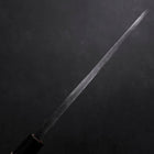 Deba Left Hand White Steel #2 Kurouchi Tsuchime Cherry Handle 180mm (7”)-[Musashi]-[Japan-Küchenmesser]